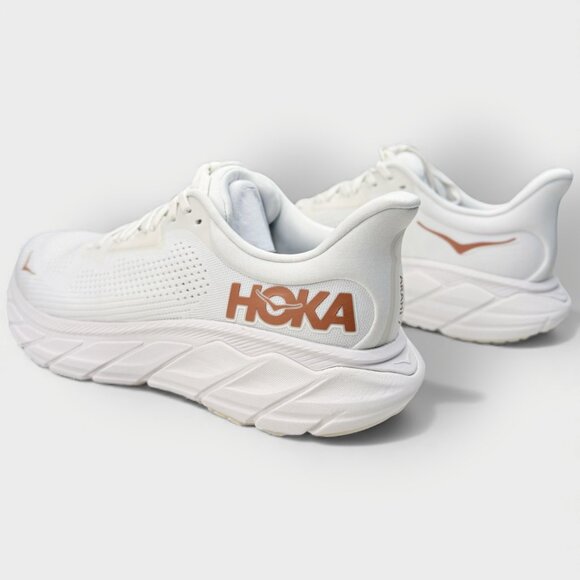 HOKA Arahi 7 Women’s Running Shoes Blanc De Blanc Rose Gold Size 9.5 B (Regular) - Picture 5 of 13